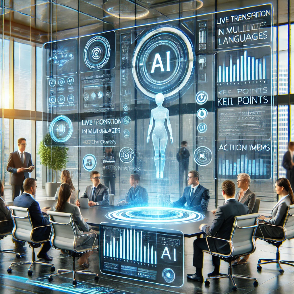 futuristic digital assistant